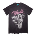 Charcoal - Front - Blondie Unisex Adult New York City Vintage Wash T-Shirt