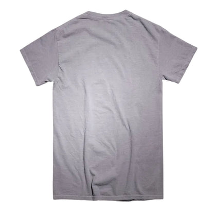 Grey - Back - David Bowie Unisex Adult Aladdin Sane 1973 Vintage Wash T-Shirt