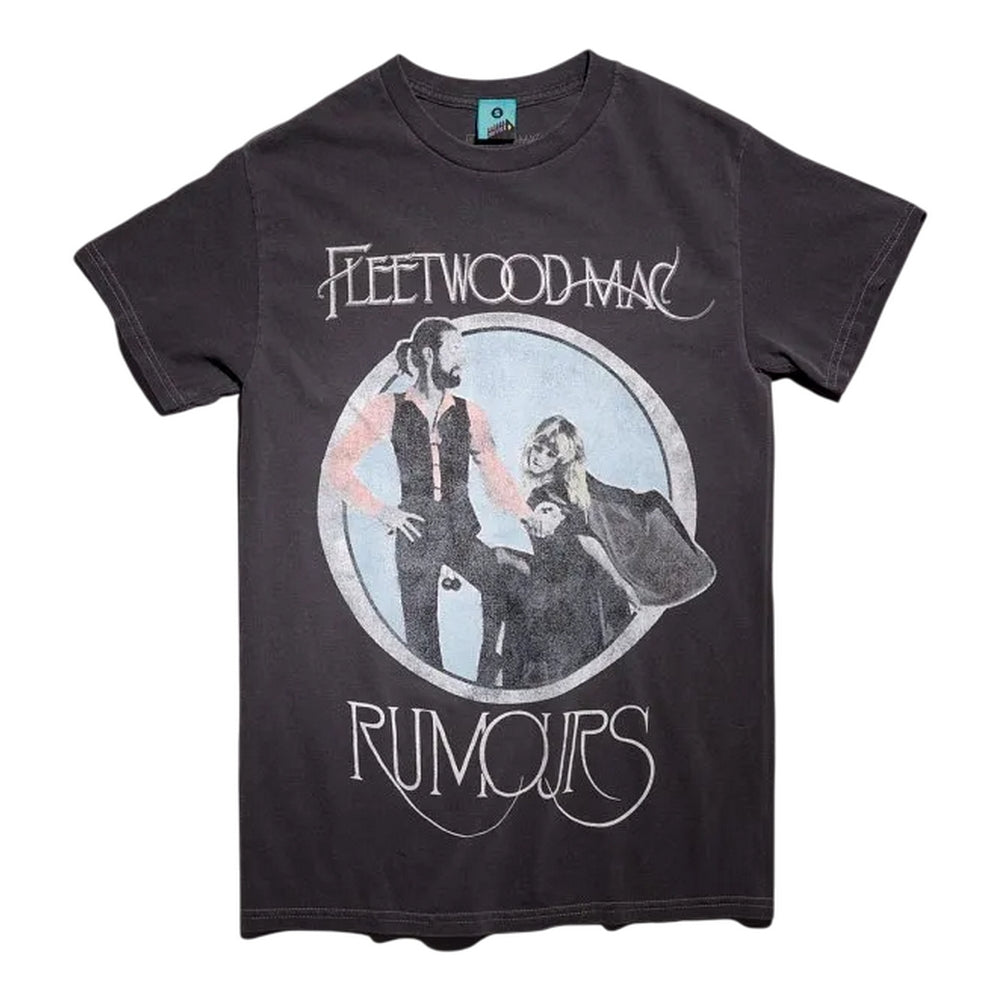 Charcoal - Front - Fleetwood Mac Unisex Adult Rumours Vintage Wash T-Shirt