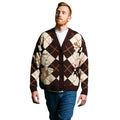 Beige-Brown - Side - Wallace and Gromit Unisex Adult Cardigan