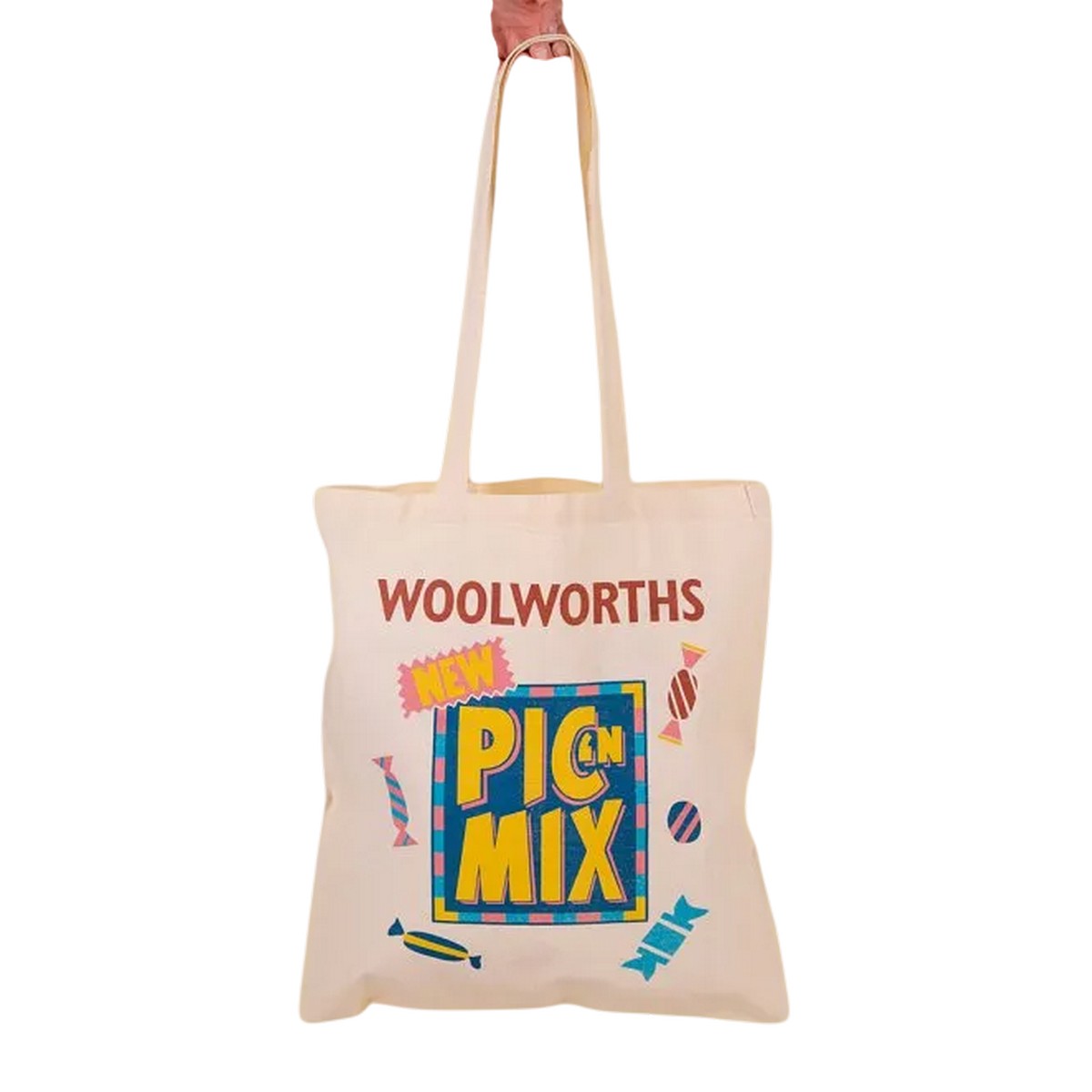 Off White - Back - Woolworths Pic N Mix Tote Bag