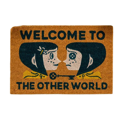 Brown - Front - Coraline Welcome To The Other World Door Mat