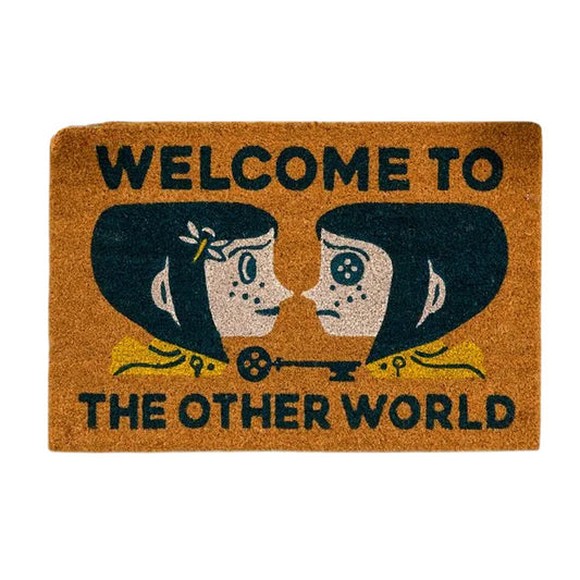 Brown - Front - Coraline Welcome To The Other World Door Mat