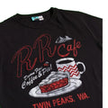 Black - Side - Twin Peaks Unisex Adult RR Cafe T-Shirt