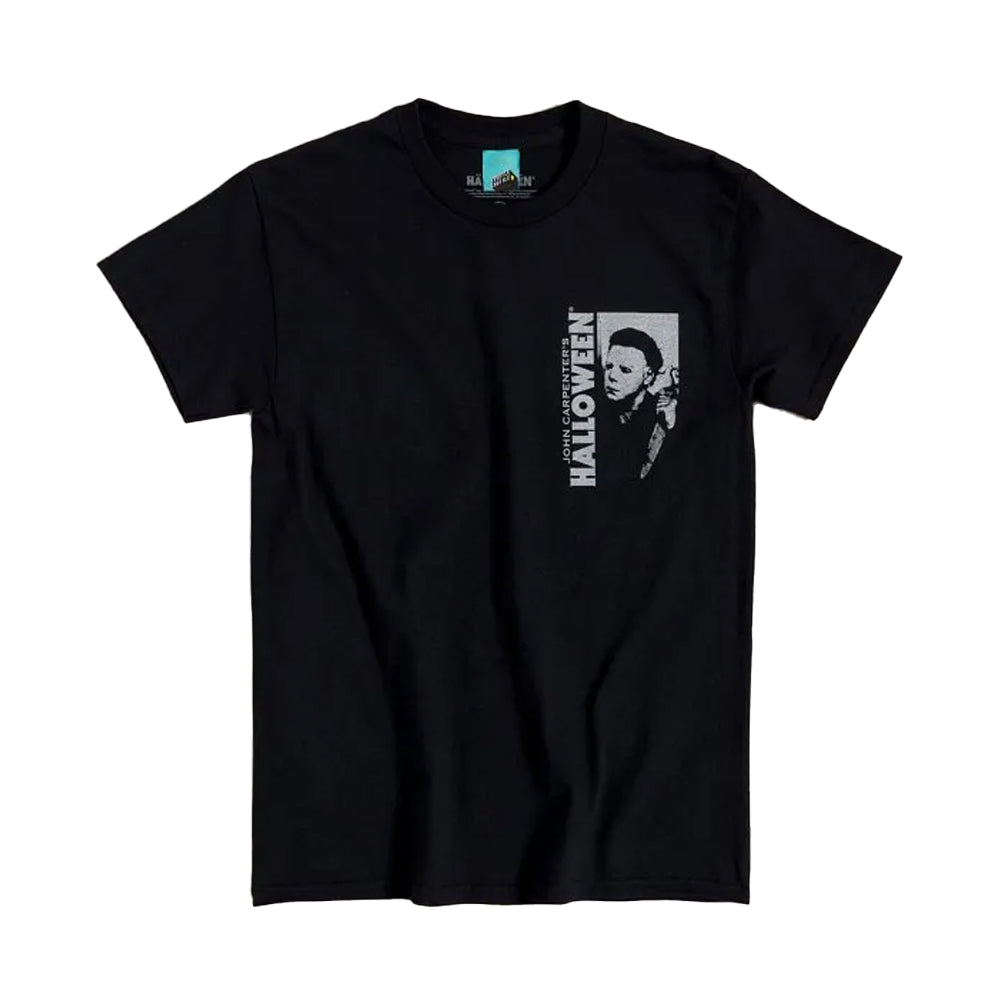 Black-Charcoal - Front - Halloween Unisex Adult Movie Screenshot Back Print T-Shirt