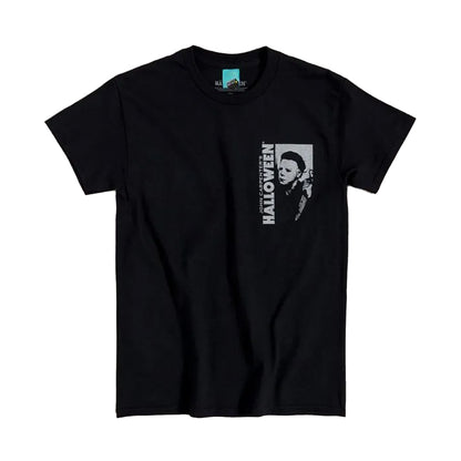 Black-Charcoal - Front - Halloween Unisex Adult Movie Screenshot Back Print T-Shirt