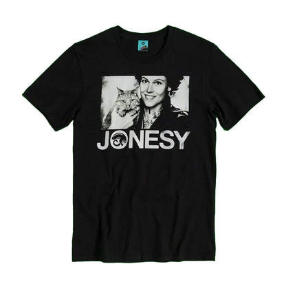 Black-Charcoal - Front - Alien Unisex Adult Jonesy T-Shirt