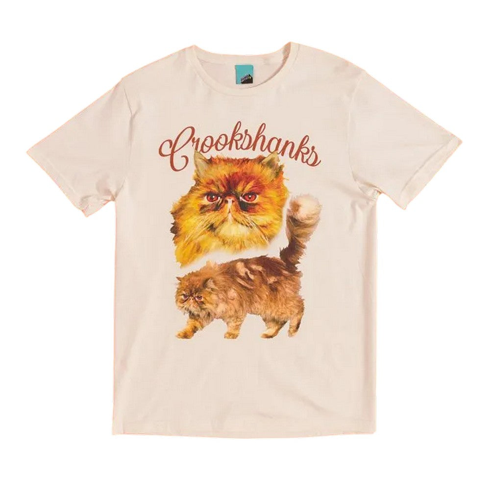 White-Off White - Front - Harry Potter Unisex Adult Crookshanks T-Shirt