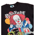 Black-Charcoal - Side - It Unisex Adult Pennywise Clown T-Shirt