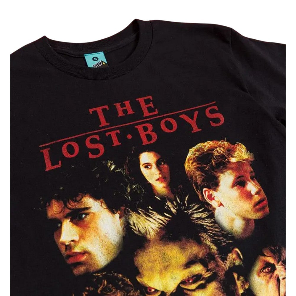 Black-Charcoal - Side - The Lost Boys Unisex Adult Movie Poster T-Shirt