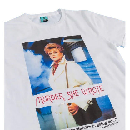 Off White - Side - Murder She Wrote Unisex Adult Something Sinister T-Shirt