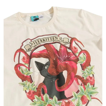 Natural - Side - The Marvels Unisex Adult Kitsch Flerkitten T-Shirt