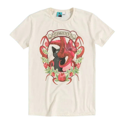 Natural - Front - The Marvels Unisex Adult Kitsch Flerkitten T-Shirt