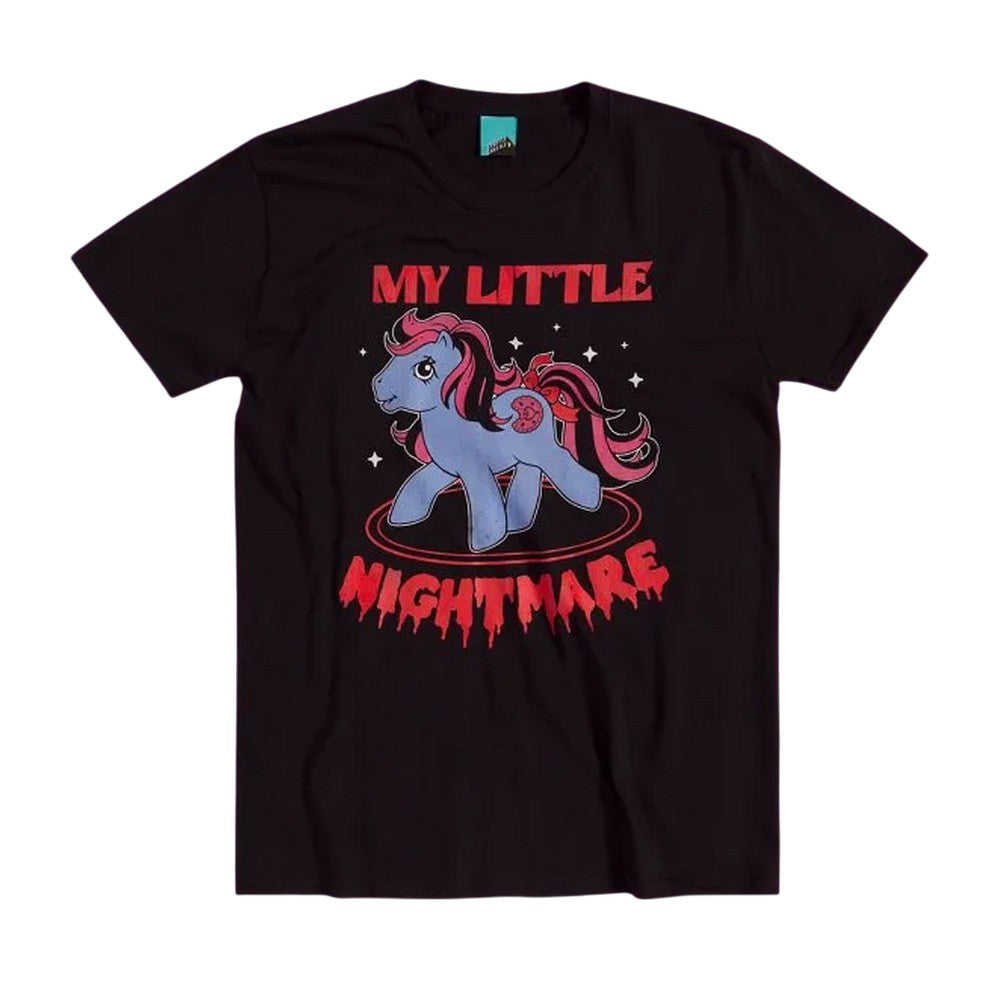 Black - Front - My Little Pony Unisex Adult Nightmare T-Shirt