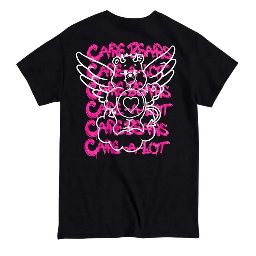Black - Back - Care Bears Unisex Adult Bad Angel T-Shirt