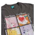 Black - Side - Care Bears Unisex Adult Watercolour Frame Vintage Wash T-Shirt