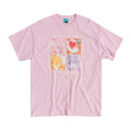 Light Pink - Front - Care Bears Unisex Adult Watercolour Frame T-Shirt