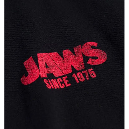 Black - Side - Jaws Unisex Adult Amity Island Welcomes You Back Print T-Shirt