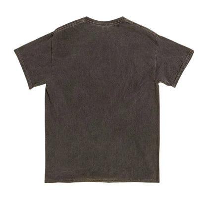 Charcoal - Back - Mighty Morphin Power Rangers Unisex Adult Vintage Wash T-Shirt