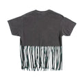 Charcoal - Back - Care Bears Womens-Ladies Tattoo Bear Washed Fringed T-Shirt