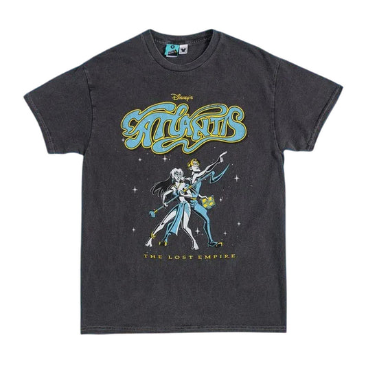 Charcoal - Front - Atlantis: The Lost Empire Unisex Adult Vintage Wash T-Shirt