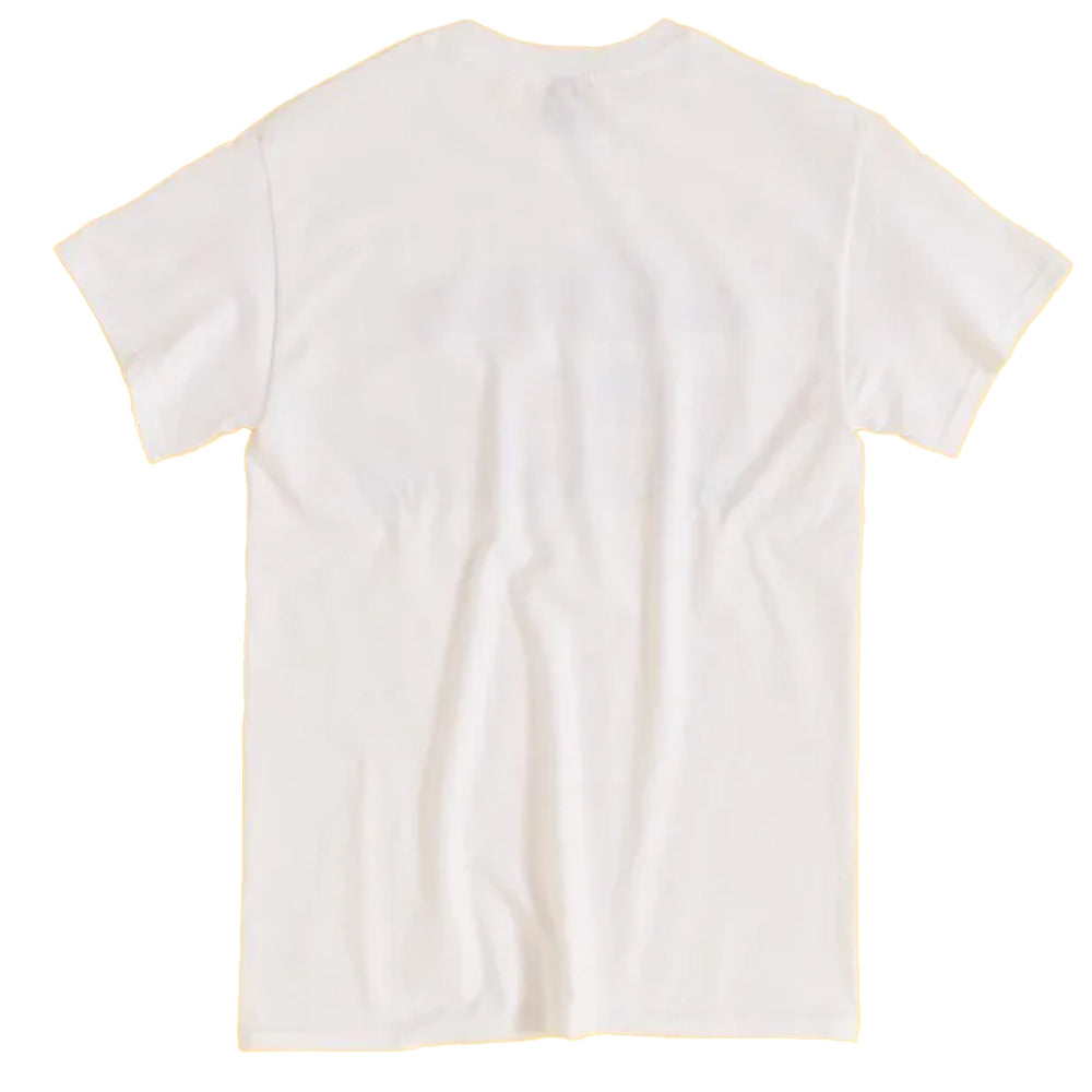 White-Off White - Back - The Simpsons Unisex Adult Pixel Artwork T-Shirt
