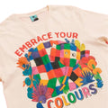 Natural - Side - Elmer Pride Unisex Adult Embrace Your Colours T-Shirt