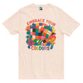 Natural - Front - Elmer Pride Unisex Adult Embrace Your Colours T-Shirt