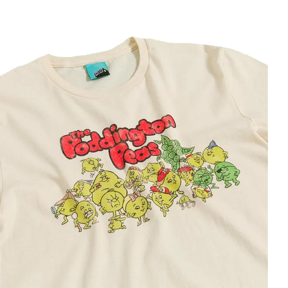 Natural - Side - The Poddington Peas Unisex Adult T-Shirt