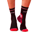 Black-Red - Back - The Lost Boys Unisex Adult Bite Ankle Socks