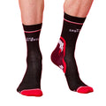 Black-Red - Pack Shot - The Lost Boys Unisex Adult Bite Ankle Socks