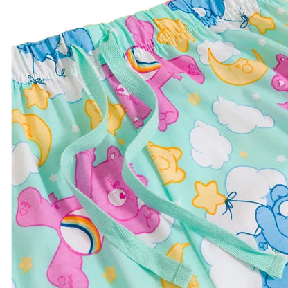 Multicoloured - Side - Care Bears Mens Clouds Lounge Pants