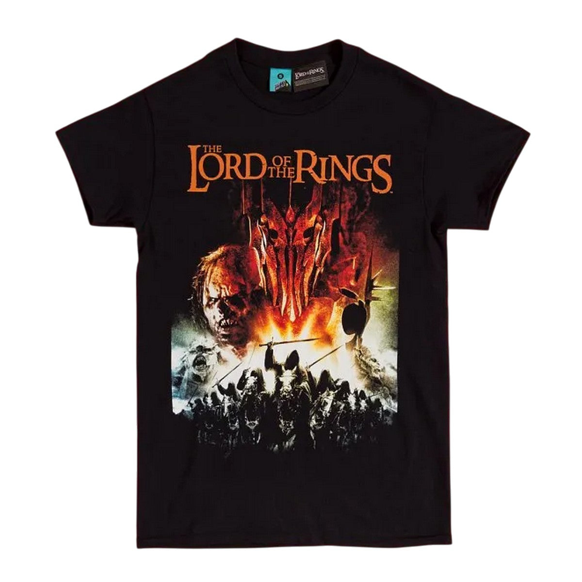Black - Front - The Lord Of The Rings Unisex Adult Villains T-Shirt