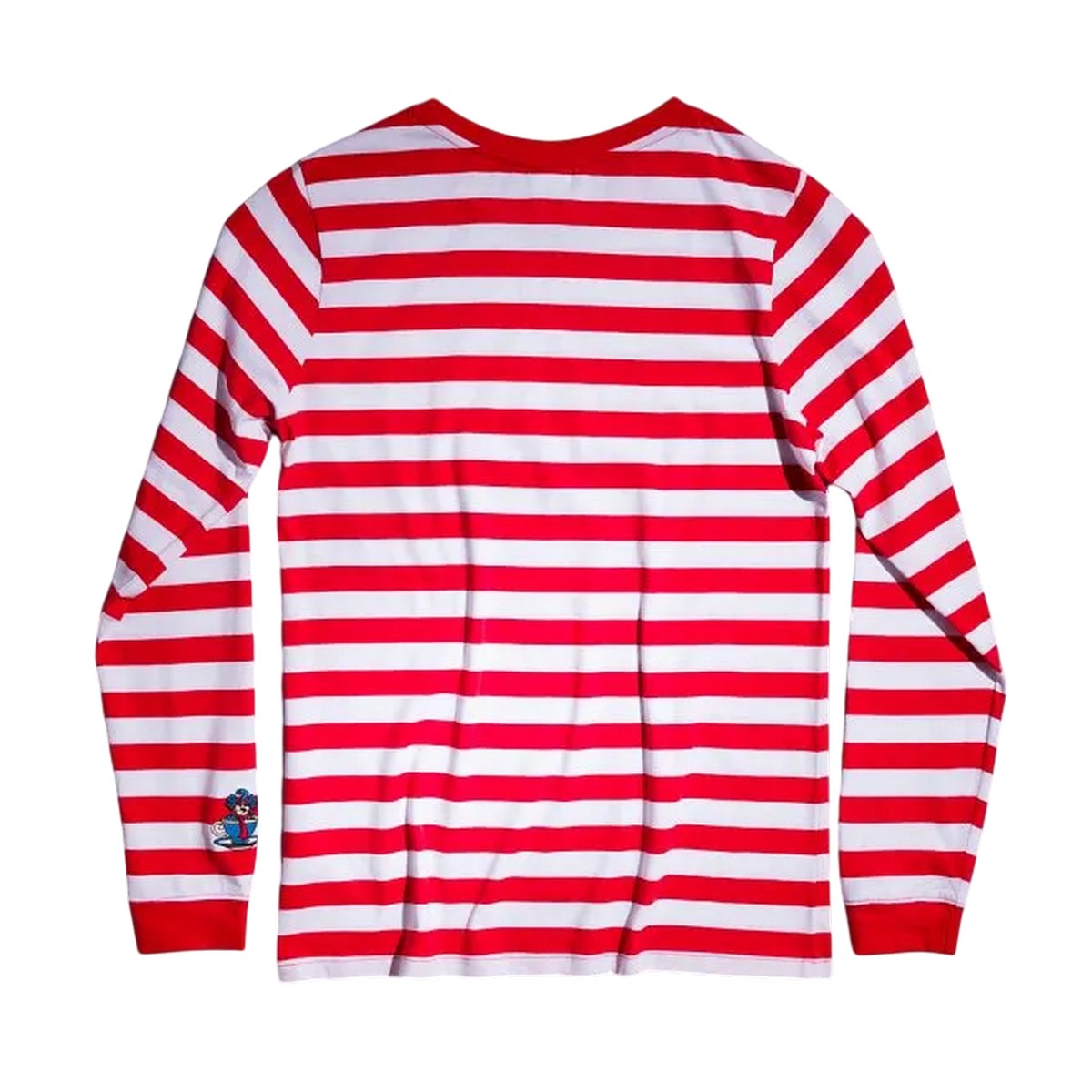 Red-White - Back - Labyrinth Womens-Ladies Ello! Fancy A Cuppa? The Worm Striped Pyjama Set