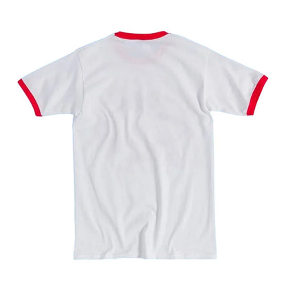 White - Back - Peanuts Unisex Adult Snoopy Ringer T-Shirt