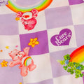 Purple - Side - Care Bears Unisex Adult Checked Button Front Short-Sleeved Shirt