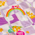 Purple - Lifestyle - Care Bears Unisex Adult Checked Button Front Short-Sleeved Shirt