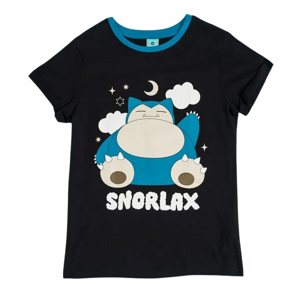Blue - Back - Pokemon Womens-Ladies Snorlax Pyjama Set
