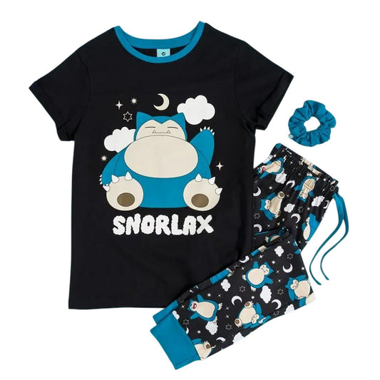 Blue - Front - Pokemon Womens-Ladies Snorlax Pyjama Set