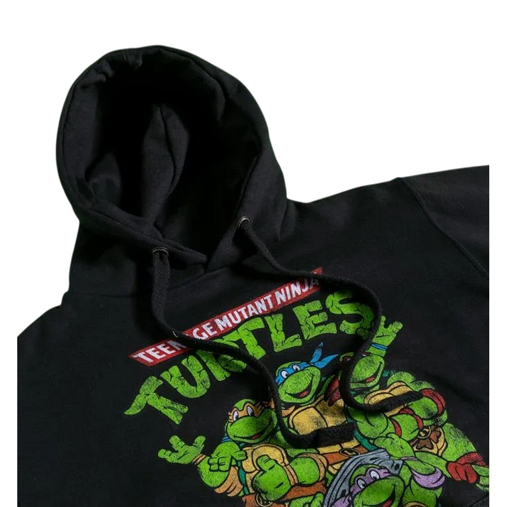 Black-Charcoal - Back - Teenage Mutant Ninja Turtles Unisex Adult Hoodie
