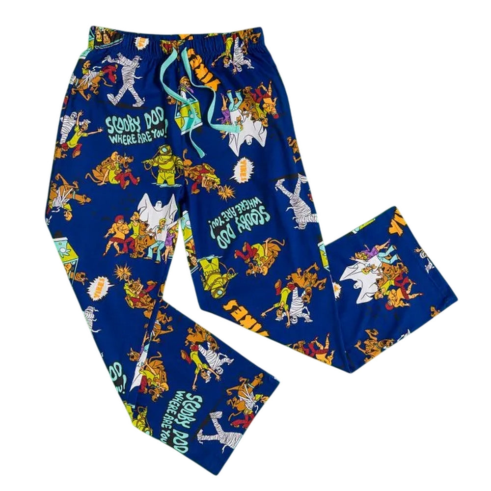 Blue - Front - Scooby Doo Mens Where Are You Lounge Pants