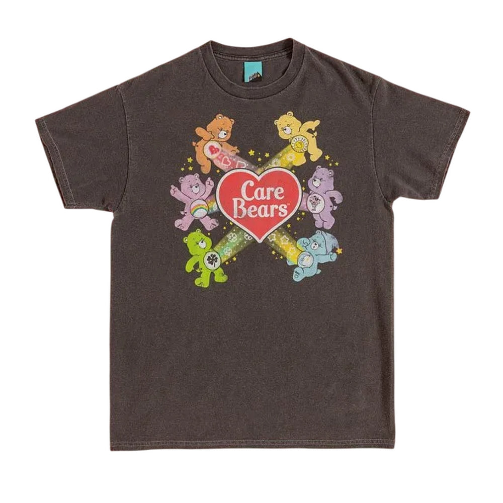 Charcoal - Front - Care Bears Unisex Adult Stare Gang Vintage Wash T-Shirt