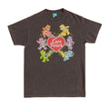 Charcoal - Front - Care Bears Unisex Adult Stare Gang Vintage Wash T-Shirt