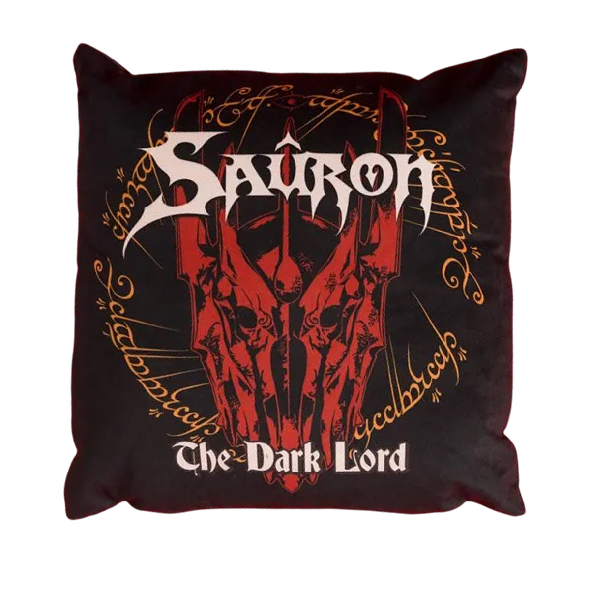 Black-Charcoal - Front - The Lord Of The Rings Sauron Filled Cushion