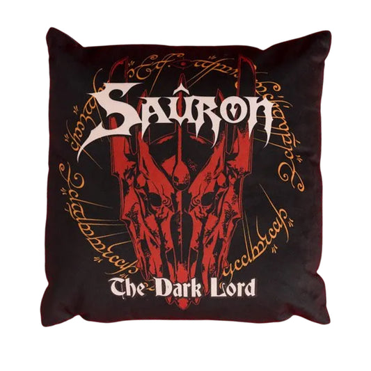 Black-Charcoal - Front - The Lord Of The Rings Sauron Filled Cushion