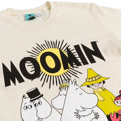 Beige - Side - Moomin Unisex Adult Sunshine T-Shirt