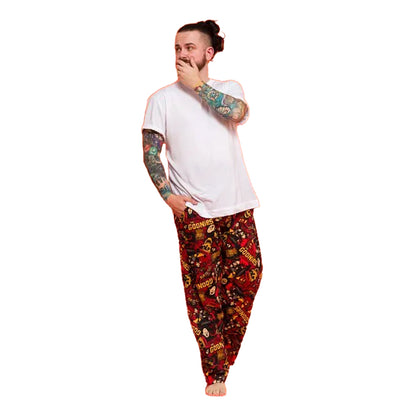 Orange - Lifestyle - The Goonies Mens Characters Lounge Pants
