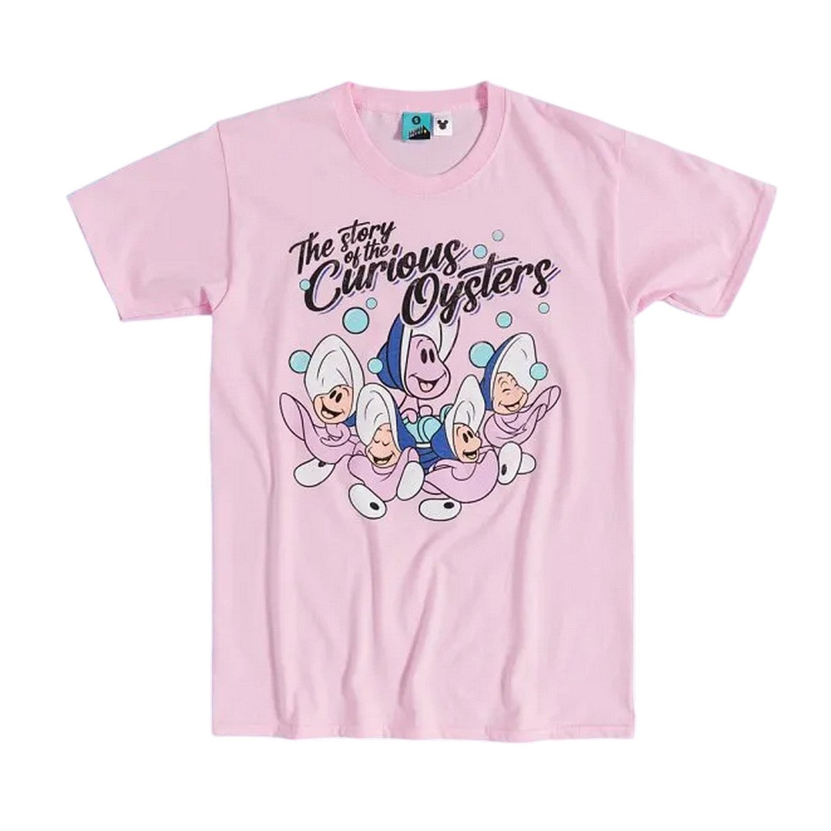 Pink - Front - Alice In Wonderland Unisex Adult The Story Of The Curious Oysters T-Shirt