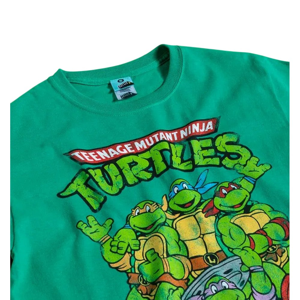 Green - Back - Teenage Mutant Ninja Turtles Unisex Adult Classic T-Shirt