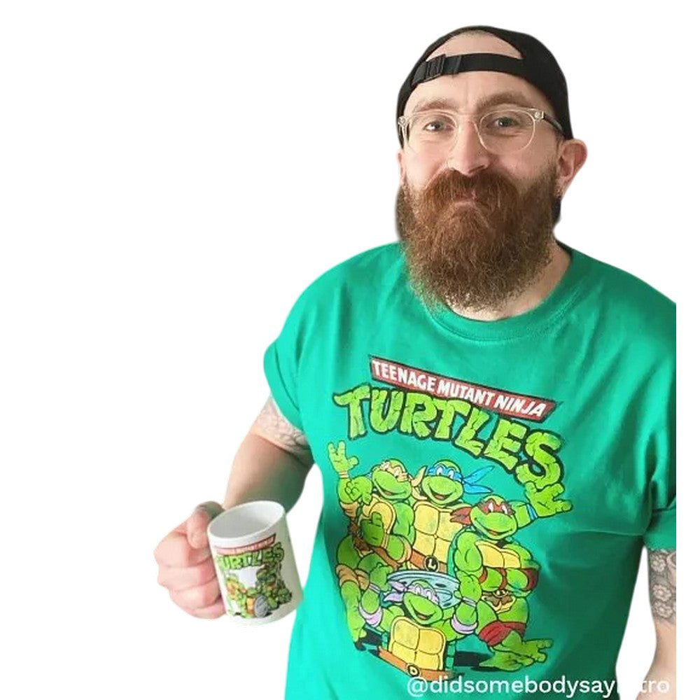 Green - Side - Teenage Mutant Ninja Turtles Unisex Adult Classic T-Shirt